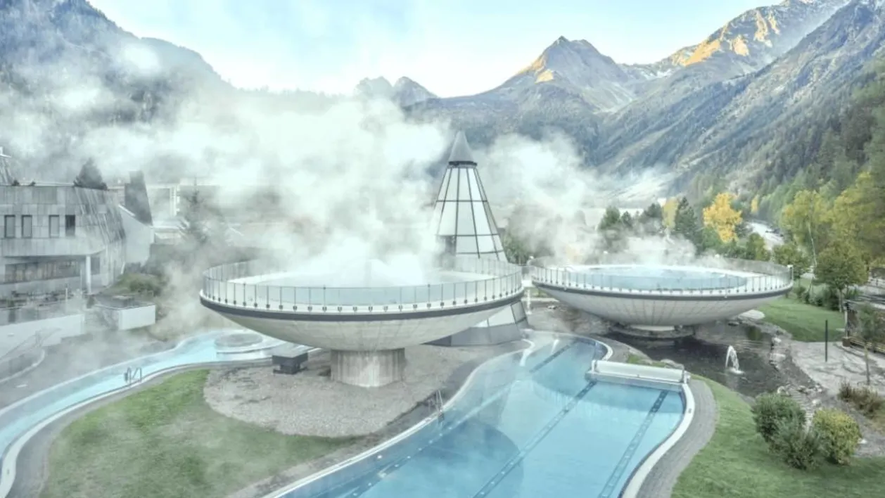 Aqua Dome aerial thermal baths